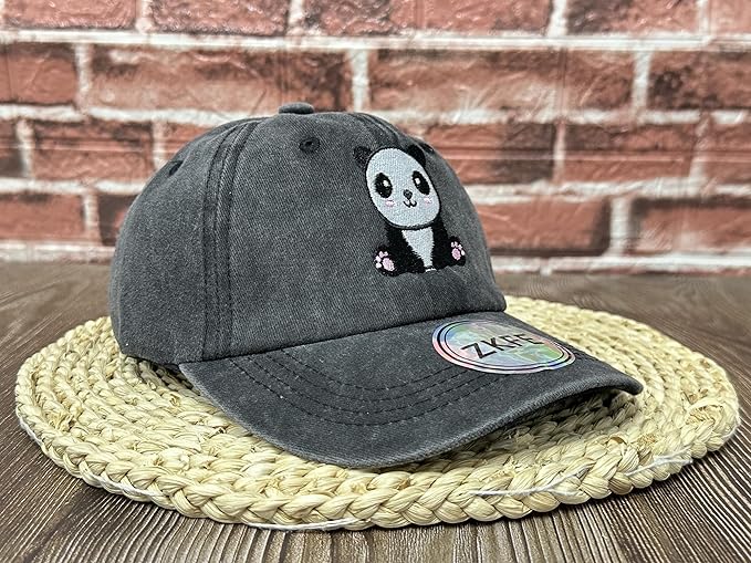 Embroidered Animal Baseball Hats for Boy and Girl