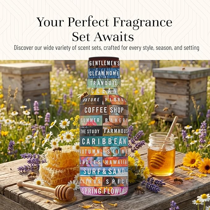 P&J Fragrance Oil - Honey Scented 100ml - Candle Scents, Soap Making, Diffuser Oil, Fresh Scents