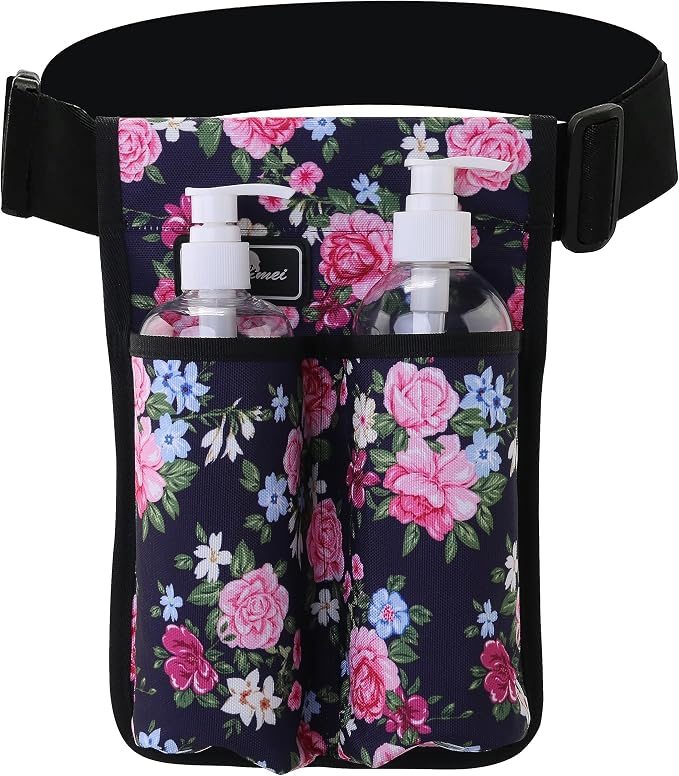 Massage Bottle Bag Massage Oil Bag Massage Therapist Holster Massage Lotion Holster Massage Oil Holster (YR-2KD-MuDan