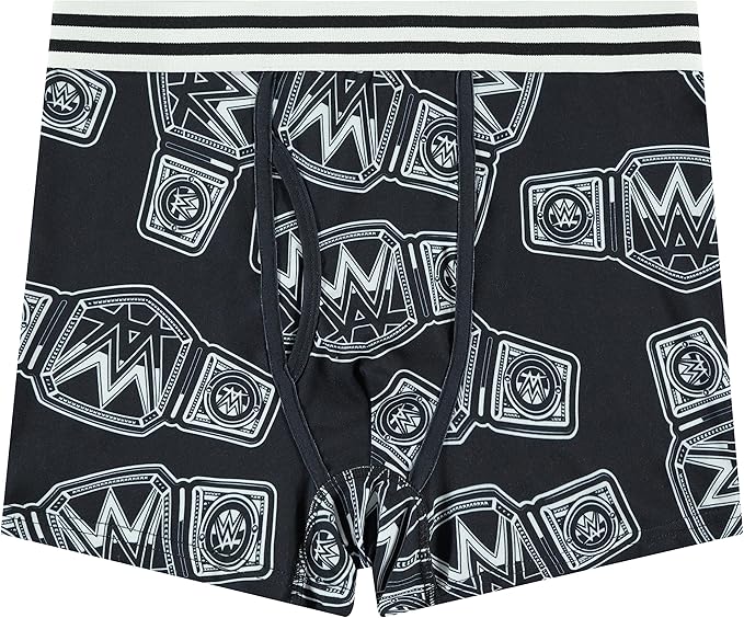 WWE Superstars Mens Boxer Briefs - John Cena, Roman Reigns, Undertaker, Rock, Stone Cold, Hulk Hogan - Mens 2 Pack Underwear