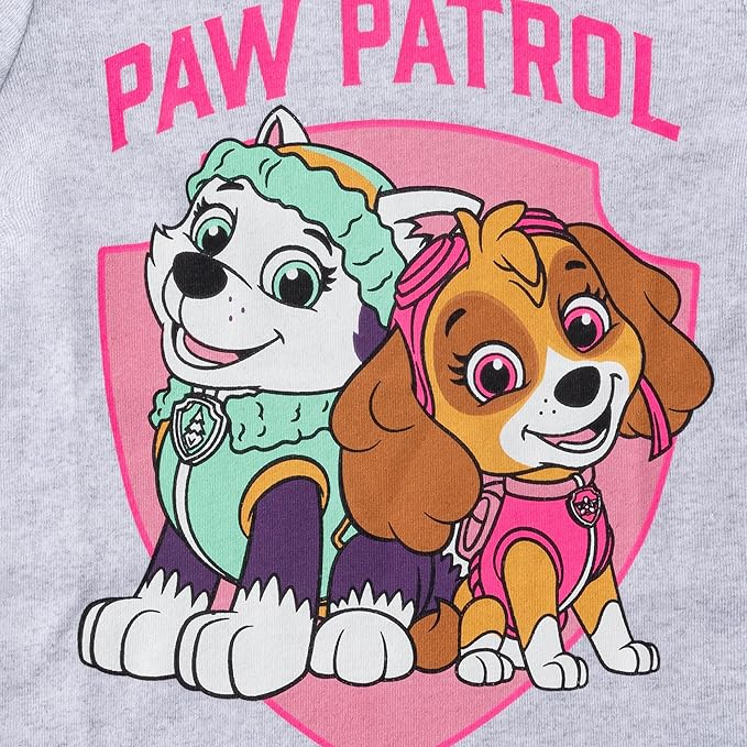 Paw Patrol Girls 4 Pack Short Sleeve T-Shirt for Toddler and Big Kids