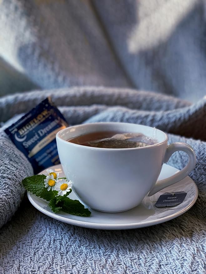 Bigelow Sweet Dreams Herbal Tea Bags, 20 Count Box (Pack of 6) Caffeine Free Herbal Tea, 120 Tea Bags Total