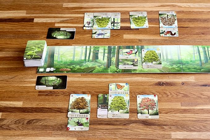 Games Forest Shuffle Card Game - Create an Ecological Paradise! Clever Strategy Game for Kids & Adults, Ages 10+, 2-5 Players, 60 Min Playtime, ECO-Friendly Packaging