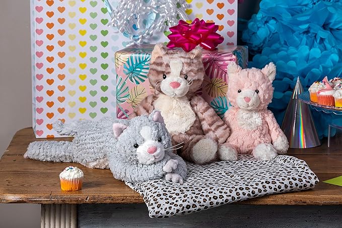 Mary Meyer Putty Nursery Stuffed Animal Soft Toy, 11-Inches, Pink Kitty