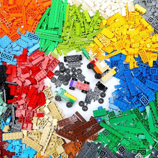 Lekebaby 1546 Pieces Classic Building Blocks Creative Bulk Building Bricks Sets, Compatible with All Major Brands, Educational Toy for Boys Girls 6 Years Old and Up