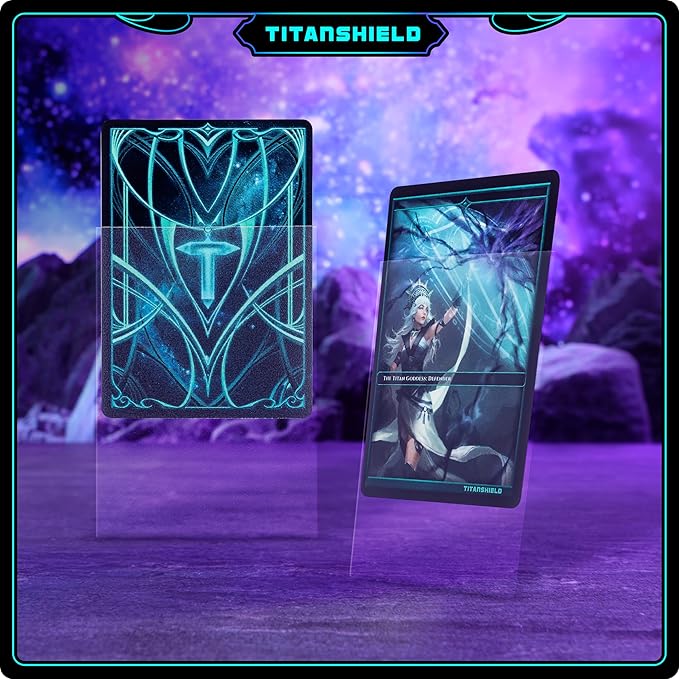 TitanShield Premium Card Sleeves | Compatible with Pokemon, One Piece, Lorcana, Flesh & Blood, & Magic The Gathering MTG | (150 Sleeves - Standard) (1, Clear, Standard | 66x91mm)