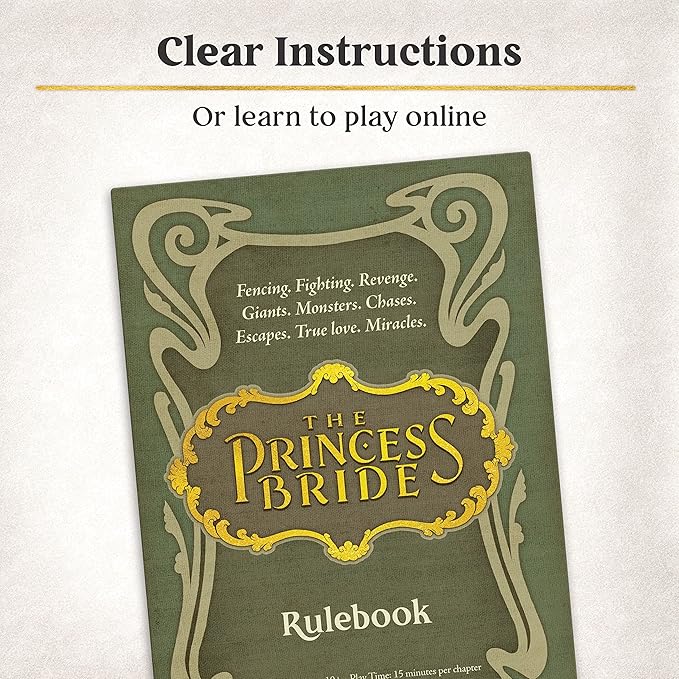 Ravensburger Princess Bride Adventure Book Game | Interactive and Engaging Gameplay for Fans of The Movie | for Ages 10 & Up