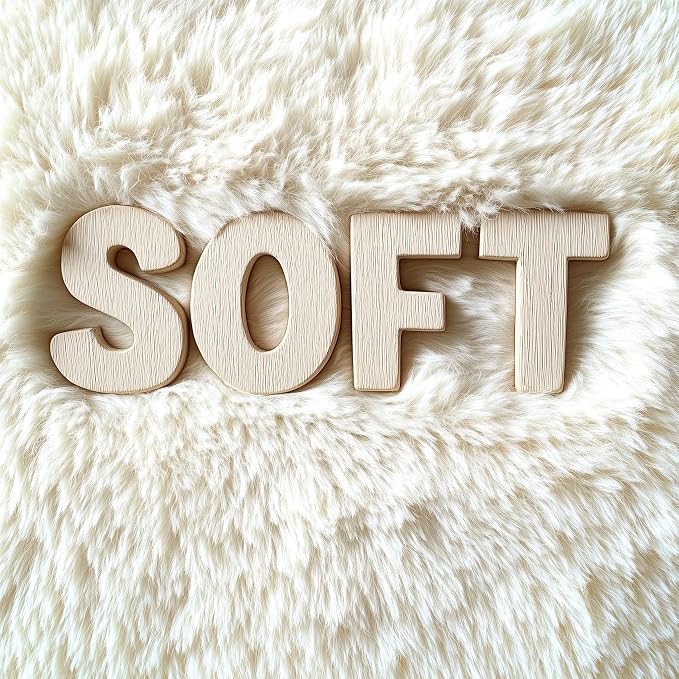 OLANLY 4x4 Machine Washable Accent Rug, Soft Fluffy Shaggy Area Rug for Bedroom, Living Room, Indoor Floor Carpet for Kids, Nursery, Home Decor, Ivory