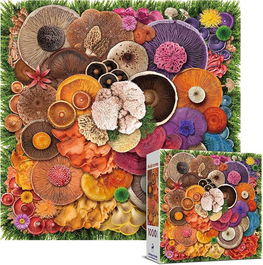 Antelope - 1000 Piece Puzzle for Adults, Mushroom - Jigsaw Puzzles 1000 Pieces, High Resolution, Matte Finish, No Dust