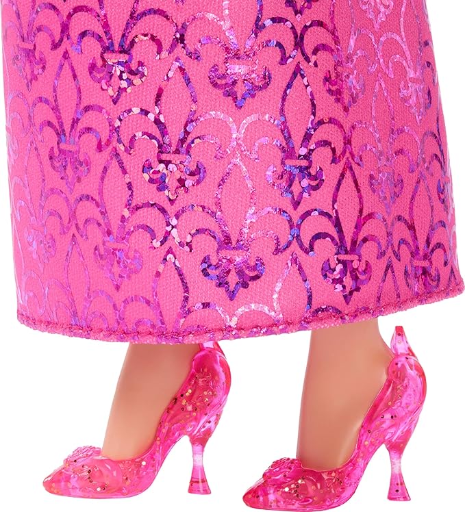 Mattel Disney Princess Aurora Doll in Sparkling Fashion with Removable Skirt, Tiara and Shoes, Posable & Collectible, Inspired by Sleeping Beauty