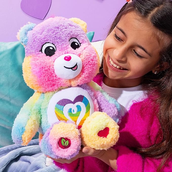 Care Bears 14" Cozy Togetherness Bear - Medium Size Plush - Soft, Huggable Plushie, Stuffed Animal for Girls and Boys, Ages 4+