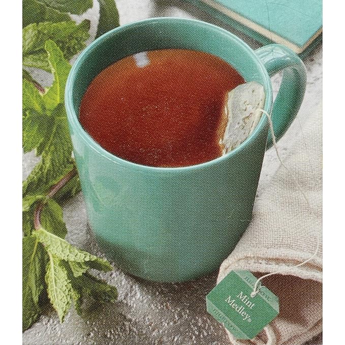 Bigelow Mint Medley Herbal Tea Bags 20-Count Box (Pack of 6), Caffeine Free Herbal Tea, 120 Tea Bags Total