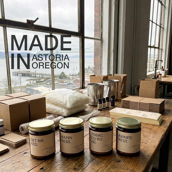 Patchouli & Osmanthus Scented Soy Candle: 100% All Natural Soy Wax, Phthalate-Free Premium Fragrance, Lead and Zinc-Free Cotton Wick, Long-Lasting, Clean Burn