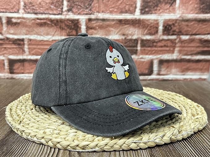 Embroidered Animal Baseball Hats for Boy and Girl