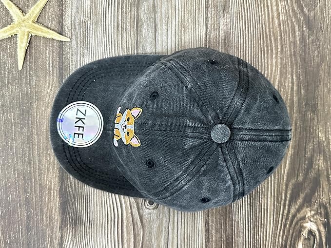 Embroidered Animal Baseball Hats for Boy and Girl