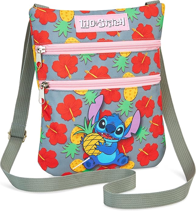 Disney Stitch Crossbody Bags for Women Teenagers Girls Purse Sling Shoulder Bag for Shopping Vacation Gifts for Her