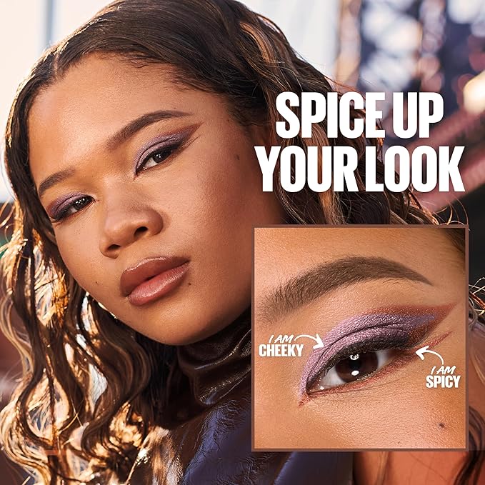MAYBELLINE Color Tattoo Longwear Multi-Use 24HR Eye Shadow Stix, Rich, Long Lasting Eyeshadow, Eyeliner and Eye Primer Stick, I Am Spicy (Copper Rose Shimmer)