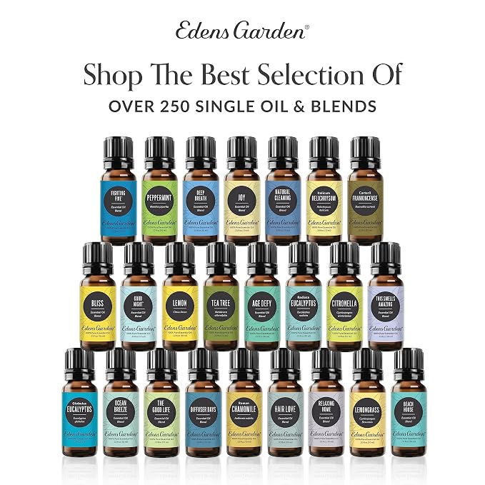 Edens Garden in Bloom Body Oil 3 Set – Floral Bath, Body & Massage Oils with Pure Essential Oils & Vitamin E, Moisturizing Aromatherapy Skincare Gift Set, 1 fl oz (30 ml)/ 3 Pack