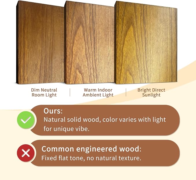 ROGMARS 36 Inches Long Walnut Floating Shelves | Rustic Solid Wood Farmhouse Wall Shelves with Invisible Brackets for Bathroom, Living Room, Bedroom, Kitchen Set of 2