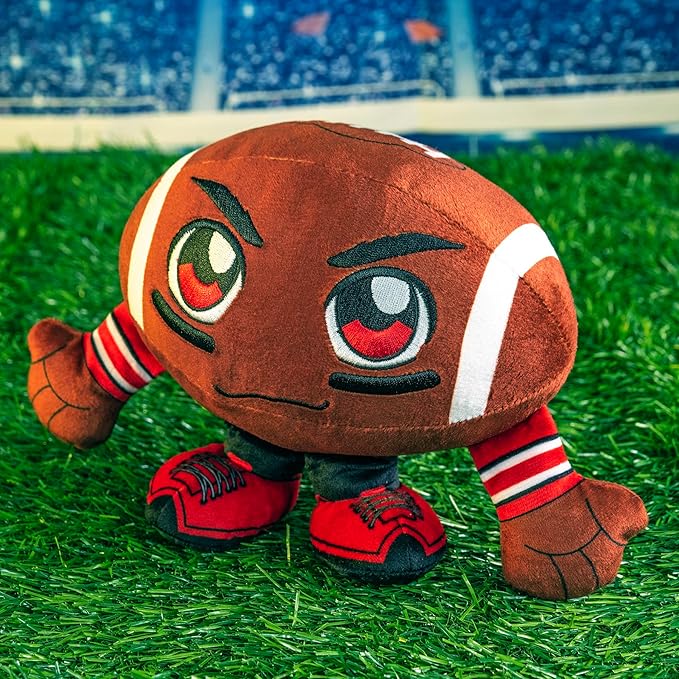 Bleacher Creatures Georgia Bulldogs 8" NCAA Kuricha Football Sitting Plush - Soft Chibi Inspired Plush