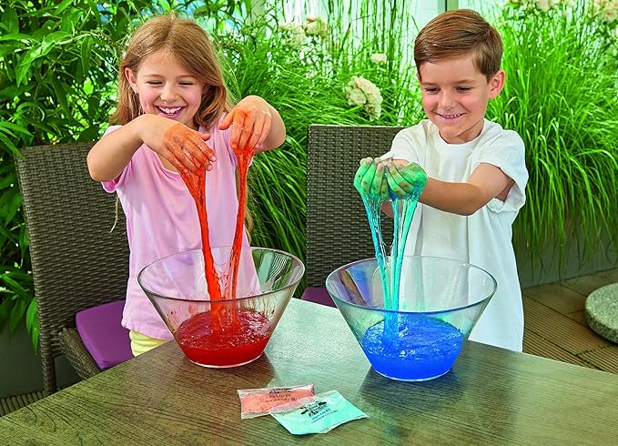 3 x Slime Baff Bundle from Zimpli Kids, Green, Blue and Red, Turn Water Into Gooey Slime, Children's Sensory and Bath Toy, Certified Biodegradable Gift