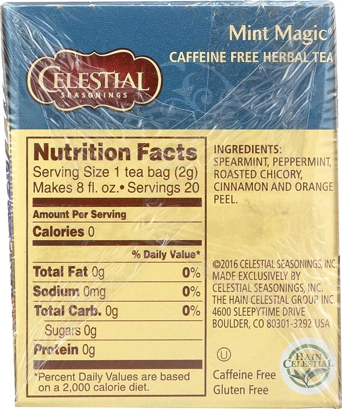 Celestial Seasonings, Mint Magic, 20 ct