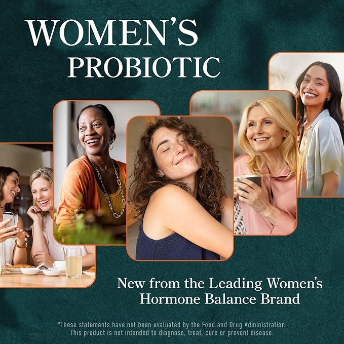 Probiotics for Women, 50 Billion CFU Vaginal pH Balance & Digestive Support | Female Probiotics with Prebiotics & Hormone Balance Blend, Vegan, Gluten-Free, 3rd-Party Tested, 30 Capsules (1 Month Supply)
