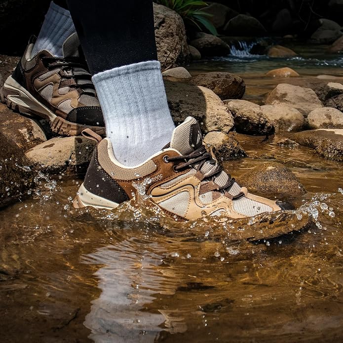 CC-Los Women's Lightweight Waterproof Hiking Shoes for Walking, Outdoor & Climbing