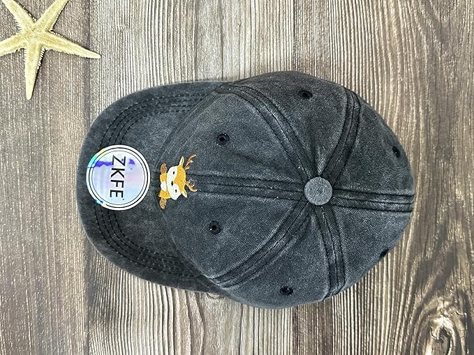 Embroidered Animal Baseball Hats for Boy and Girl