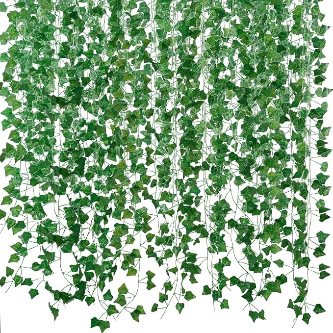 Freyalife Fake Vines for Room Decor(36Pack252Ft) Aesthetic Artificial Plant Ivy Leaves Hanging Greenery Garlands for Home Bedroom Wall Wedding Christmas Party Office patio Indoor, Outdoor Garden Decor