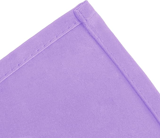 LEMOMO Blackout Curtains 38 x 84 inch/Lavender Curtains Set of 2 Panels/Thermal Insulated Room Darkening Bedroom Curtains