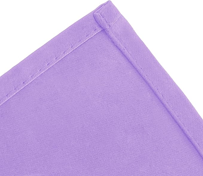 LEMOMO Blackout Curtains 66 x 95 inch/Lavender Curtains Set of 2 Panels/Thermal Insulated Room Darkening Bedroom Curtains
