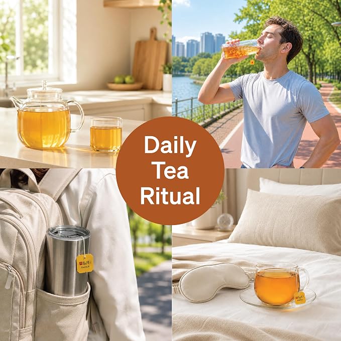 Damtuh Solomon’s Seal Tea – Roasted Herbal Tea, Smooth & Caffeine-Free, 40 Tea Bags (1.5g each)