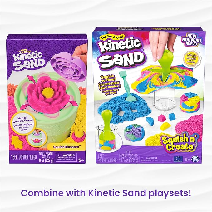 Kinetic Sand, 2.5lbs Green Play Sand, Moldable Sensory Toys for Kids, Resealable Bag (Packaging May Vary), for Ages 3 and up