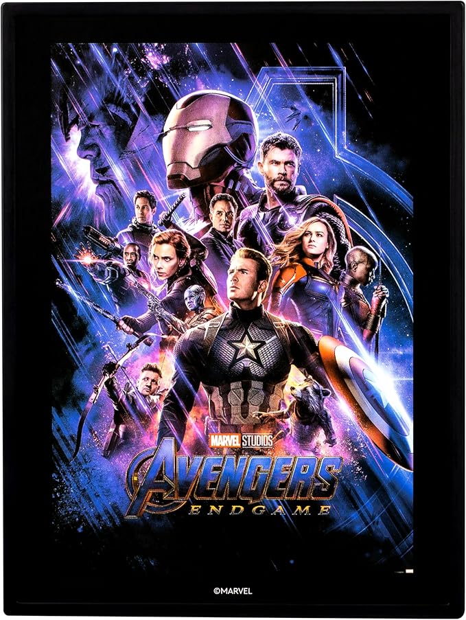 FANDROP MV03-Mavel Studios' Avengers Endgame - Captain America VS. Thanos, FANDROP Combines an Epic Diorama, Artifacts & Scene Marker Creating A Display to Enhance Any Marvel Collection, 4 to Collect