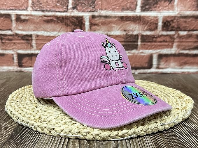 Embroidered Animal Baseball Hats for Boy and Girl