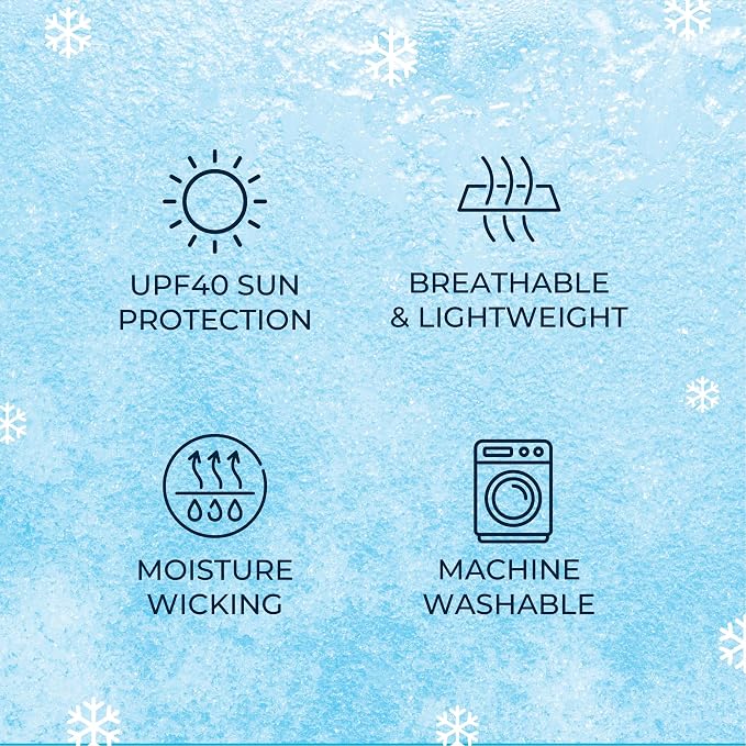 SHAKEitCOOL Original Cooling Towel – Soft, Lightweight, Heat Relief – Perfect for Biking, Running, Yoga, Gym, Gardening – PickleSmash