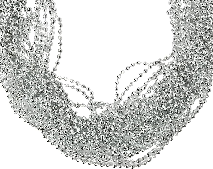 LUV HER Beaded Necklaces 24-Pack – Party Accessories for Girls & Women – Festive Dress-Up & Pretend Play