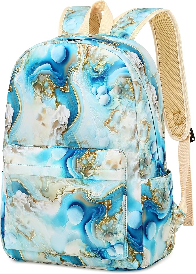 Bluboon Teen Girls School Backpack Kids Bookbag Set with Lunch Box Pencil Case Travel Laptop Backpack Casual Daypacks