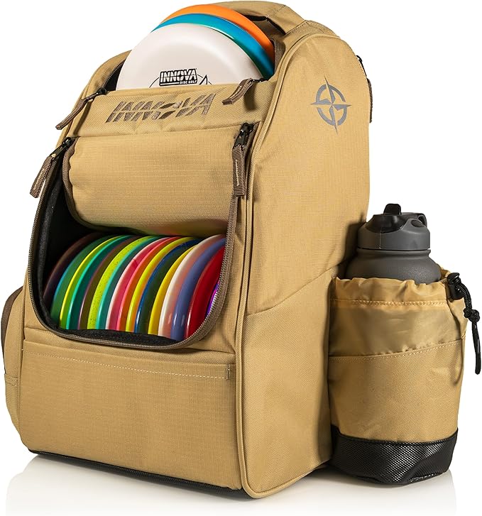 Innova Adventure Pack Disc Golf Backpack – Holds 25 Discs – Includes Mini, Disc Golf Bag