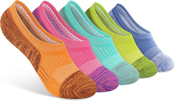 Gonii Womens No Show Socks Athletic Ankle Socks Cushioned Running Low Cut 5-8 Pairs