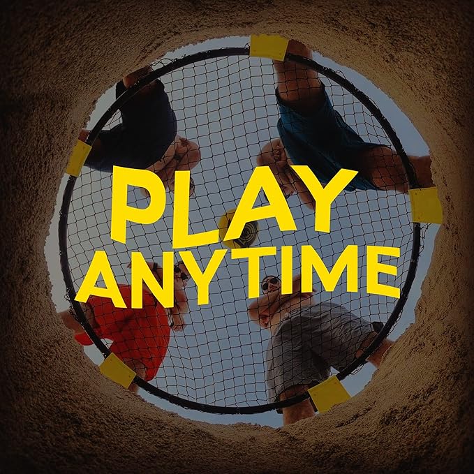 Spikeball Pro Kit (Tournament Edition) - Includes Upgraded Stronger Playing Net, New Balls Designed to Add Spin, Portable Ball Pump Gauge, Backpack - As Seen on Shark Tank TV