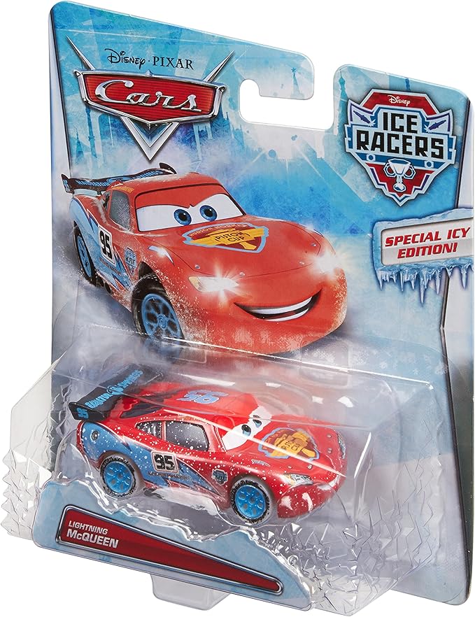 Disney/Pixar Cars Ice Racers 1:55 Scale Diecast Vehicle, Lightning McQueen