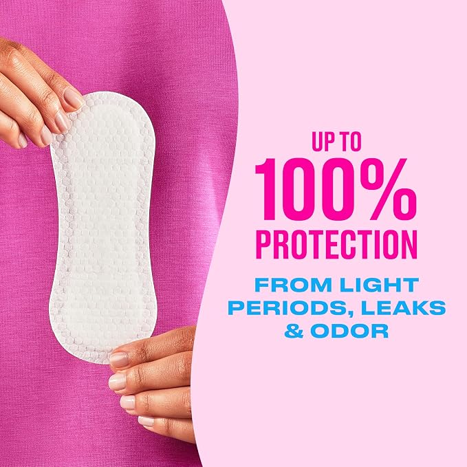Carefree Panty Liners, Regular Liners, Wrapped, Unscented, 148ct
