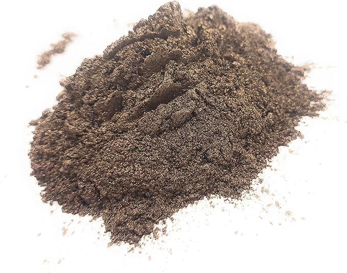 Pearl Mica Powder Pigment Dye - 500 grams (1.1 lbs) - Best Bulk Price for Fine Arts, Crafting, Painting, Bath bomb Soap Candle Slime Jewelry Making, Epoxy Resin, Woodworking (Brown BR01)