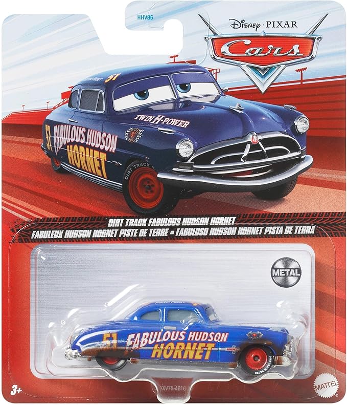 Disney Cars 3 Dirt Track Fabulous Hudson Hornet Die-Cast Vehicle