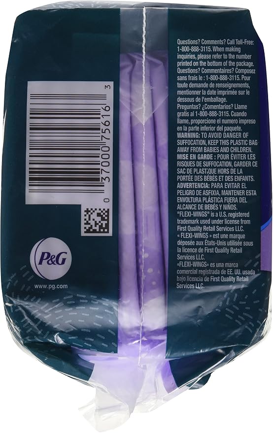 Always Pads Size 5 Ultra Thin 12 Count Xtra-Heavy Overnight