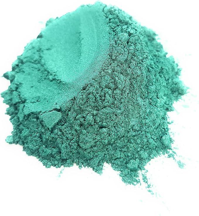 Pearl Mica Powder Pigment Dye - 500 grams (1.1 lbs) - Best Bulk Price for Fine Arts, Crafting, Painting, Bath bomb Soap Candle Slime Jewelry Making, Epoxy Resin, Woodworking (Green AG11)