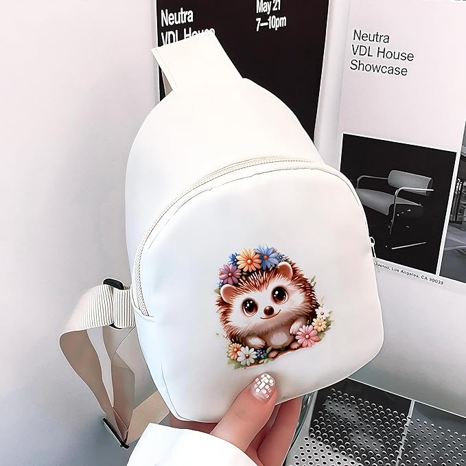 Hedgehog Mini Sling Bag, Crossbody Bag, Toddler Purse For Kids Girl, Birthday Gift For 4 5 6 7 8 9 10 11 12 Year Old Gifts For Daughter, Granddaughter, Sister, Niece!