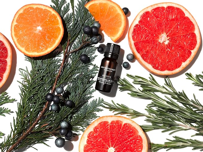 Aromatherapy Associates Revive Pure Essential Oil Blend. Premium Undiluted Blend to Feel Energized. Hand-Crafted with Grapefruit, Bergamot and Neroli (0.33 fl oz)
